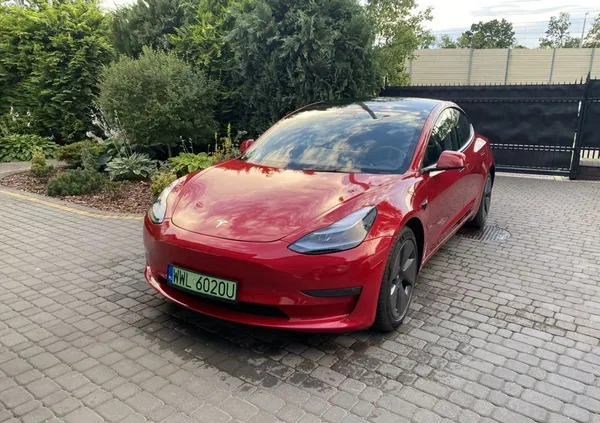 tesla Tesla Model 3 cena 169000 przebieg: 34000, rok produkcji 2022 z Zielonka